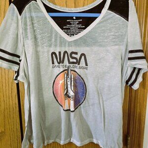 NASA See Thru Crop Top
